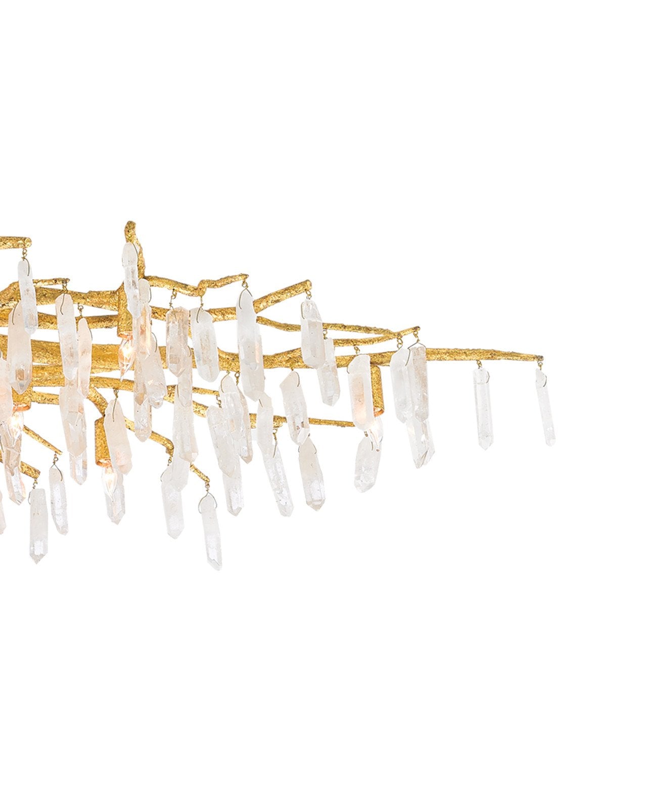 Forest Light Gold Semi-Flush Mount