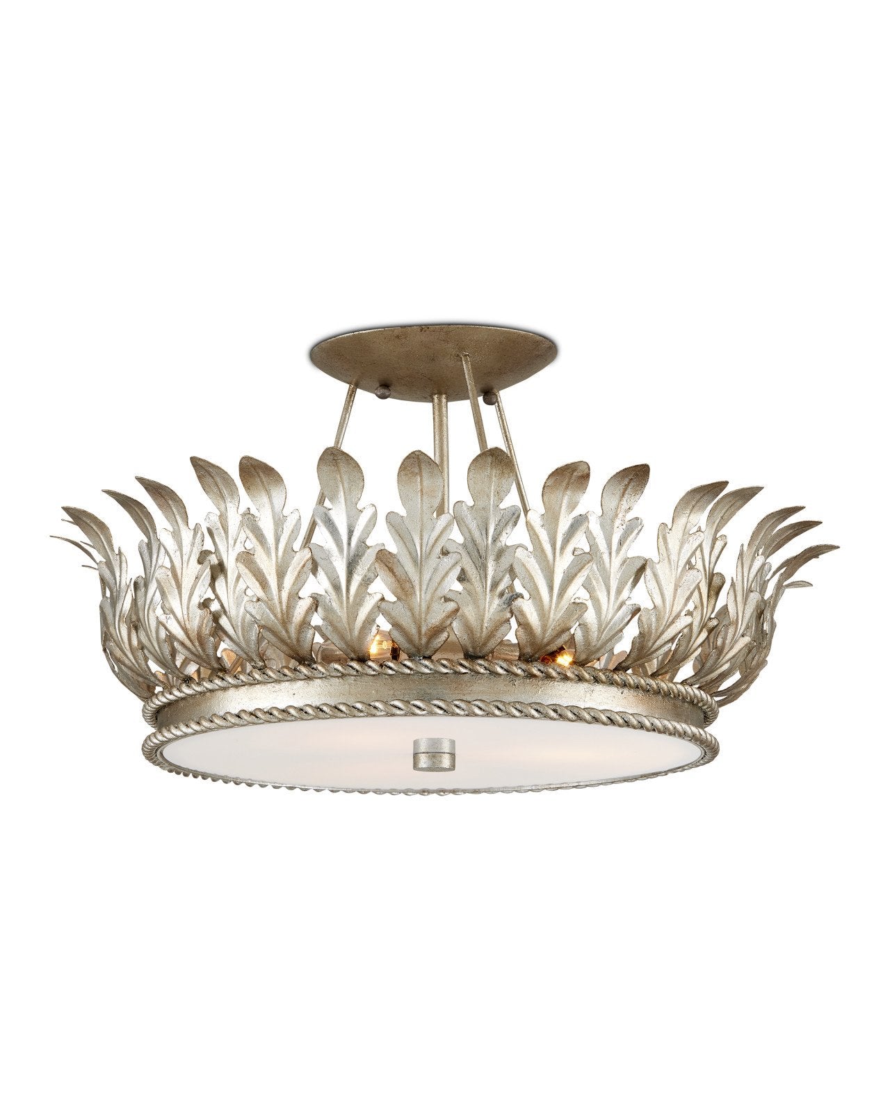 Biddulph Silver Semi-Flush Mount