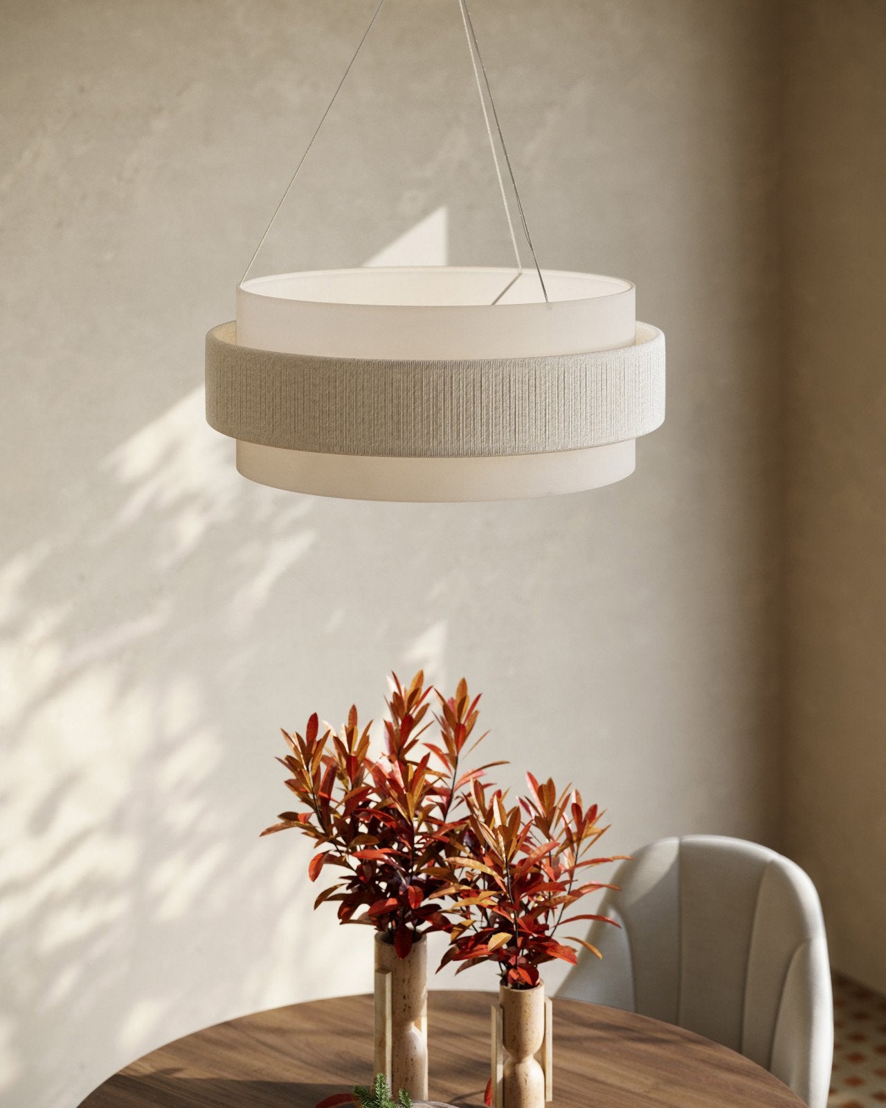 Rousham White Chandelier