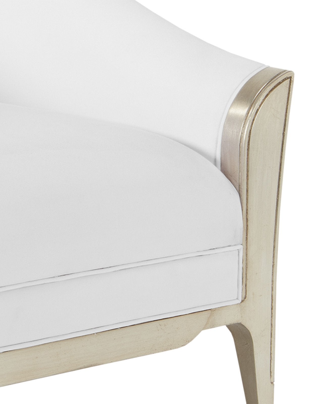 Emmitt Silver Armchair, Muslin