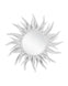 Agave Round White Mirror