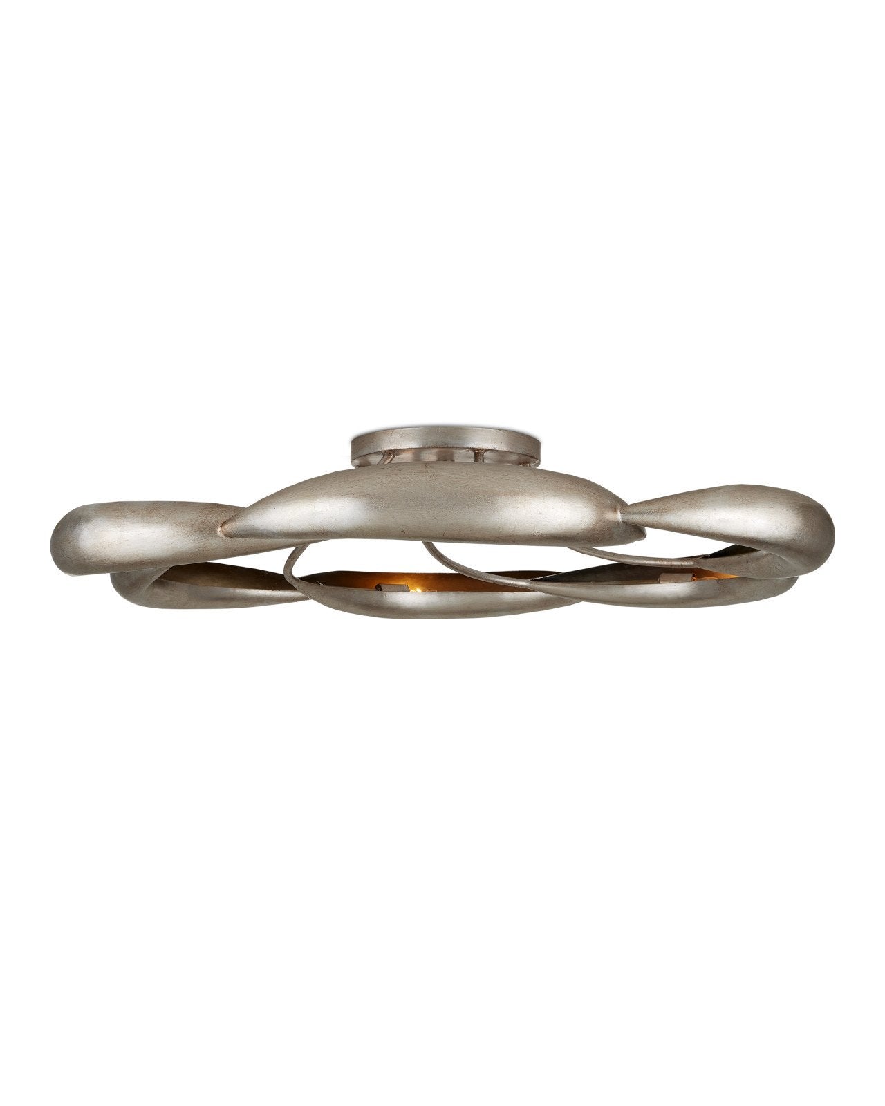 Caroube Silver Semi-Flush Mount