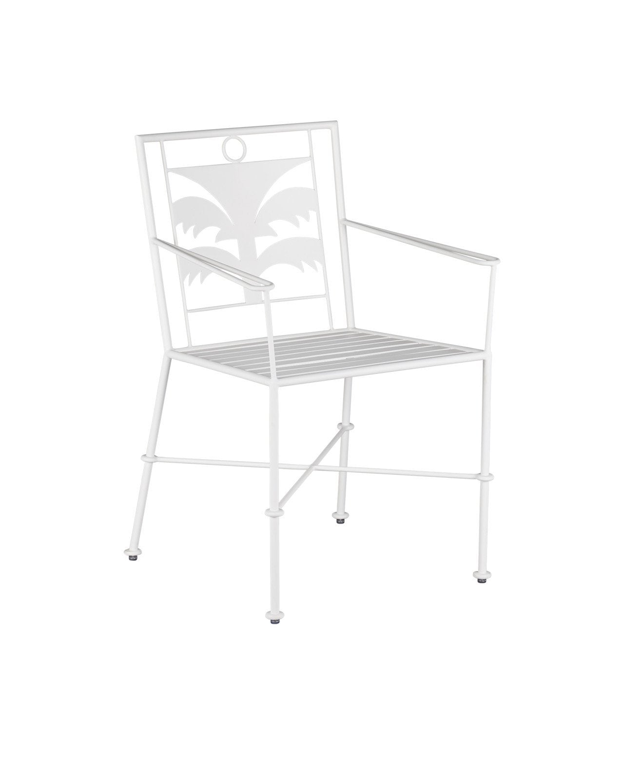Las Palmas White Armchair