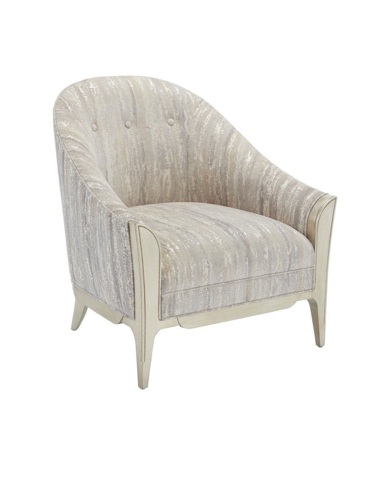 Emmitt Silver Armchair, Uttermost Natural