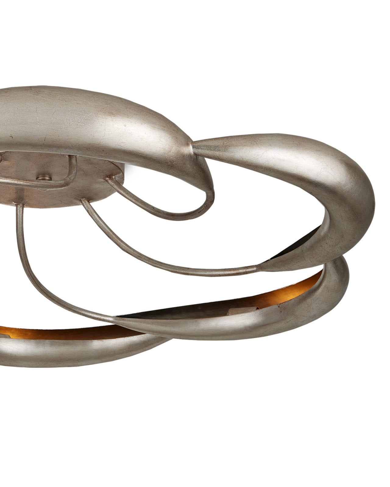 Caroube Silver Semi-Flush Mount