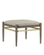 Visby Light Pepper Ottoman, Calcutta Linen