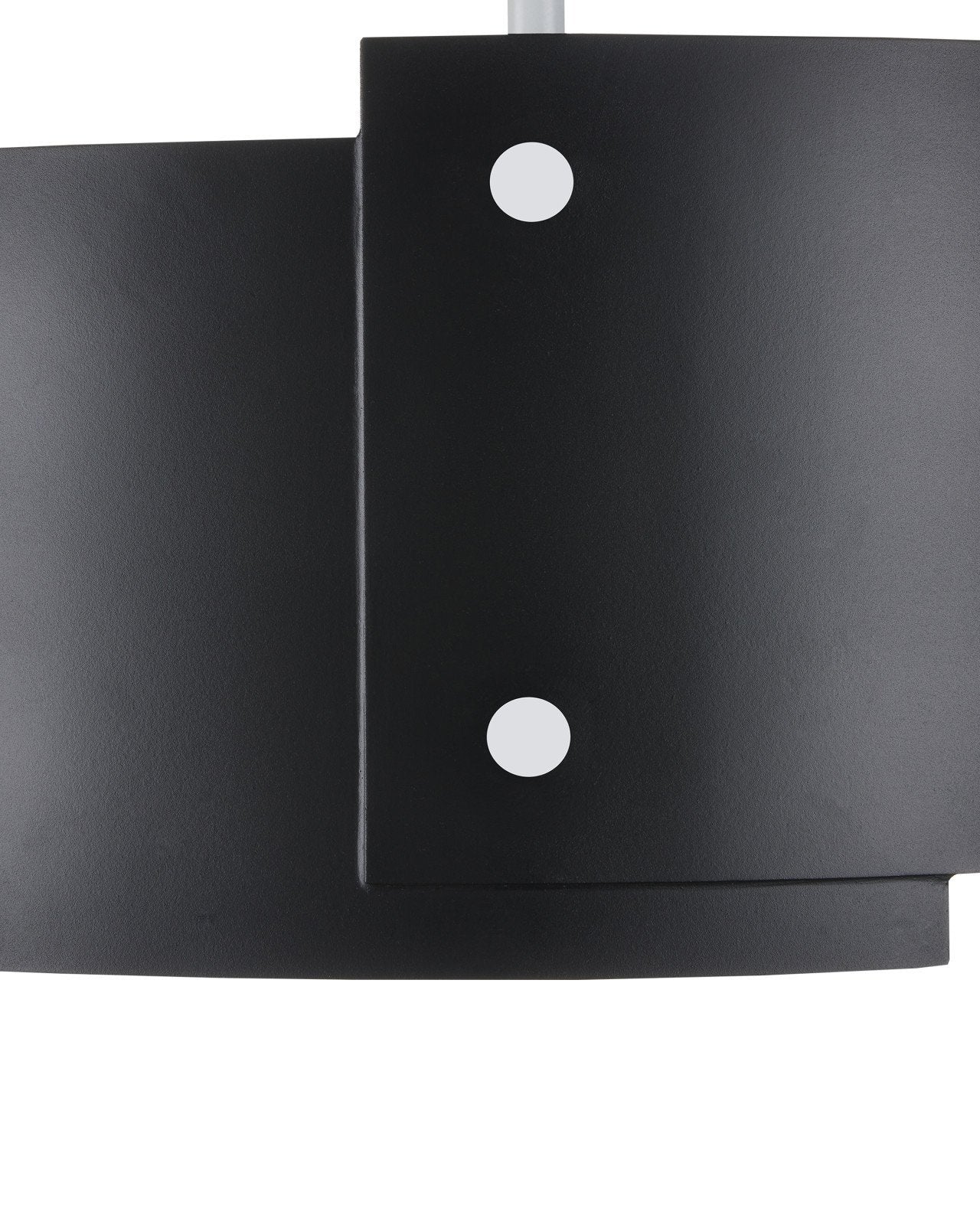 Ritsu Black Semi-Flush Mount
