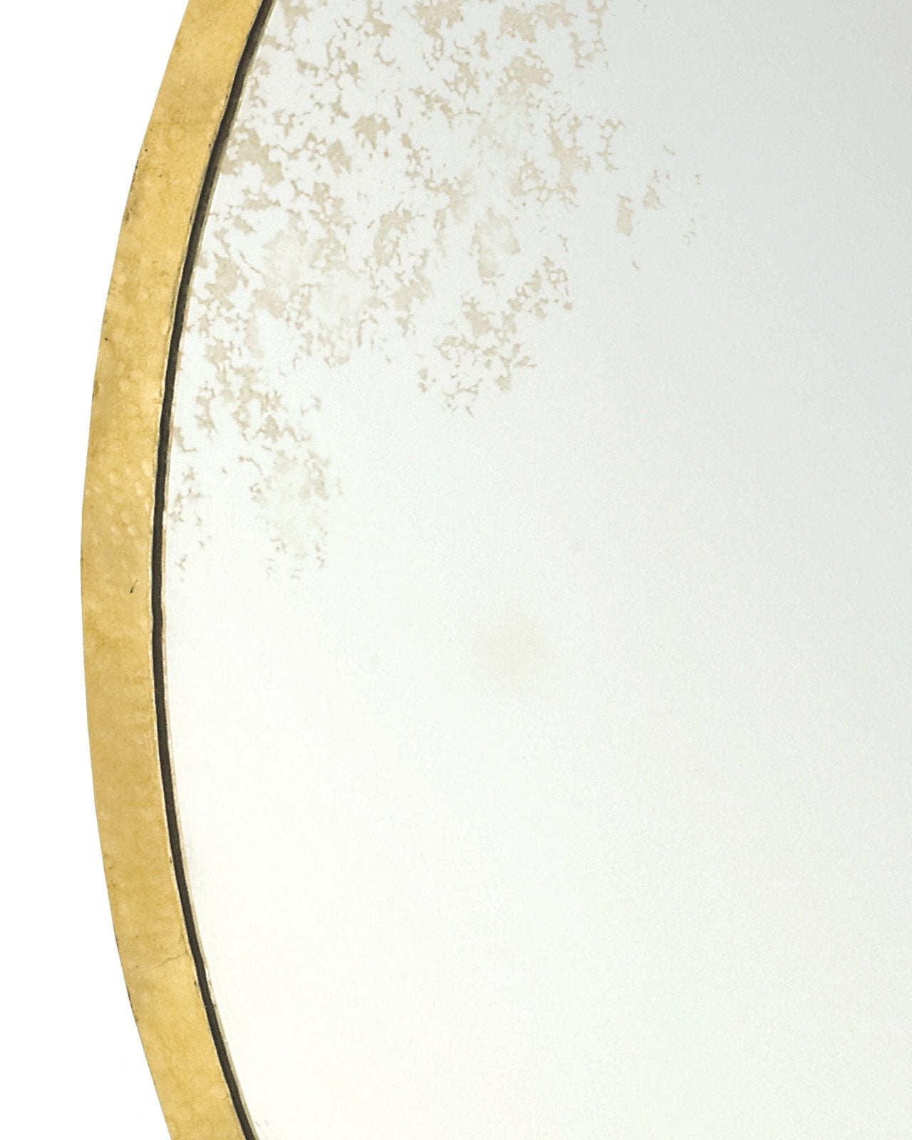 Aline Gold Round Mirror