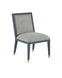 Santos Vintage Navy Side Chair, Barrett Dusk