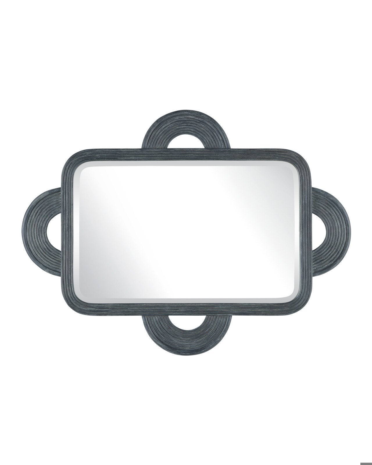 Santos Vintage Navy Rectangular Mirror