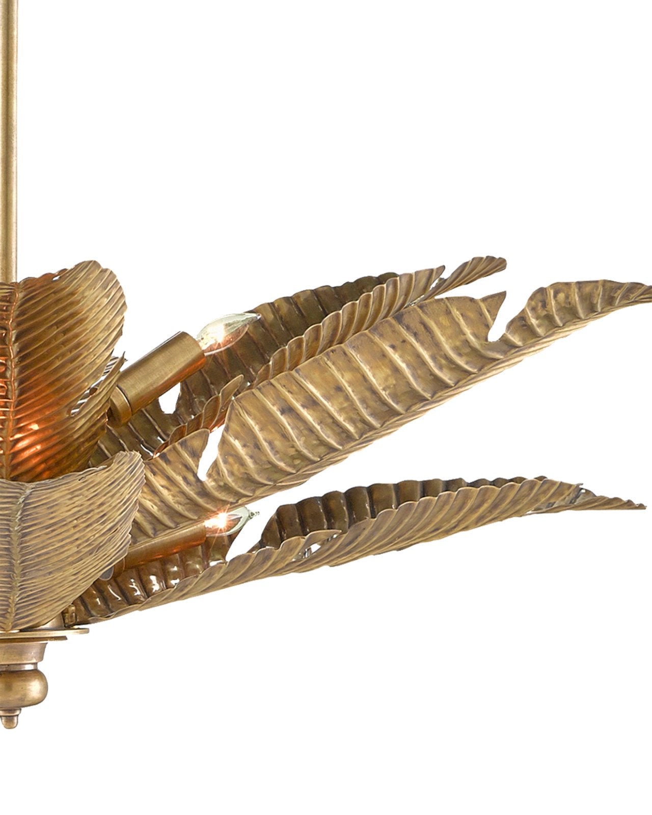 Tropical Gold Semi-Flush Mount