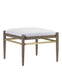 Visby Light Pepper Ottoman, Muslin
