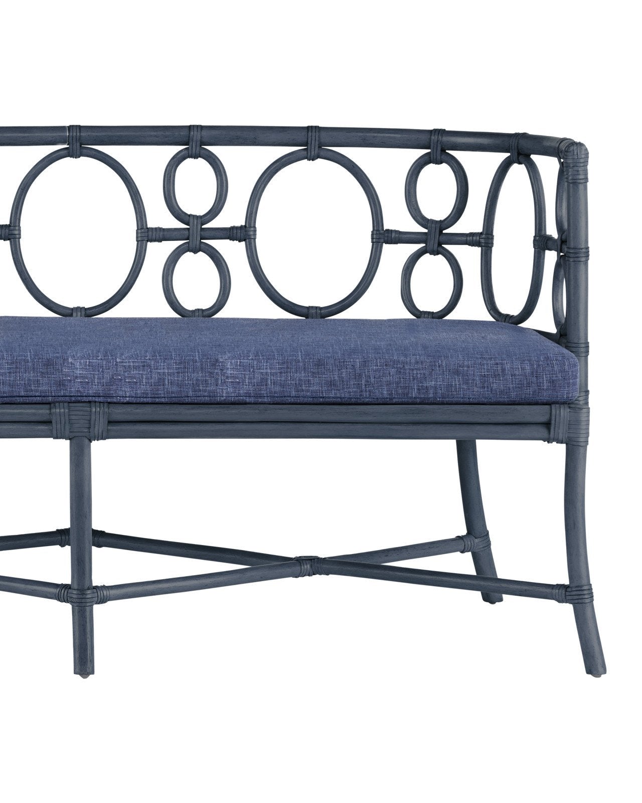 Tegal Navy Bench, Finn Indigo