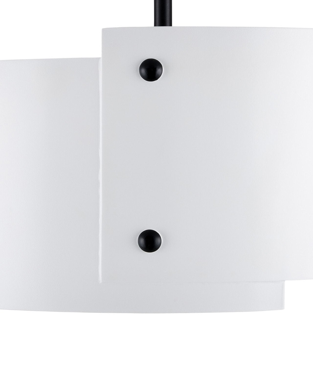 Ritsu White Semi-Flush Mount