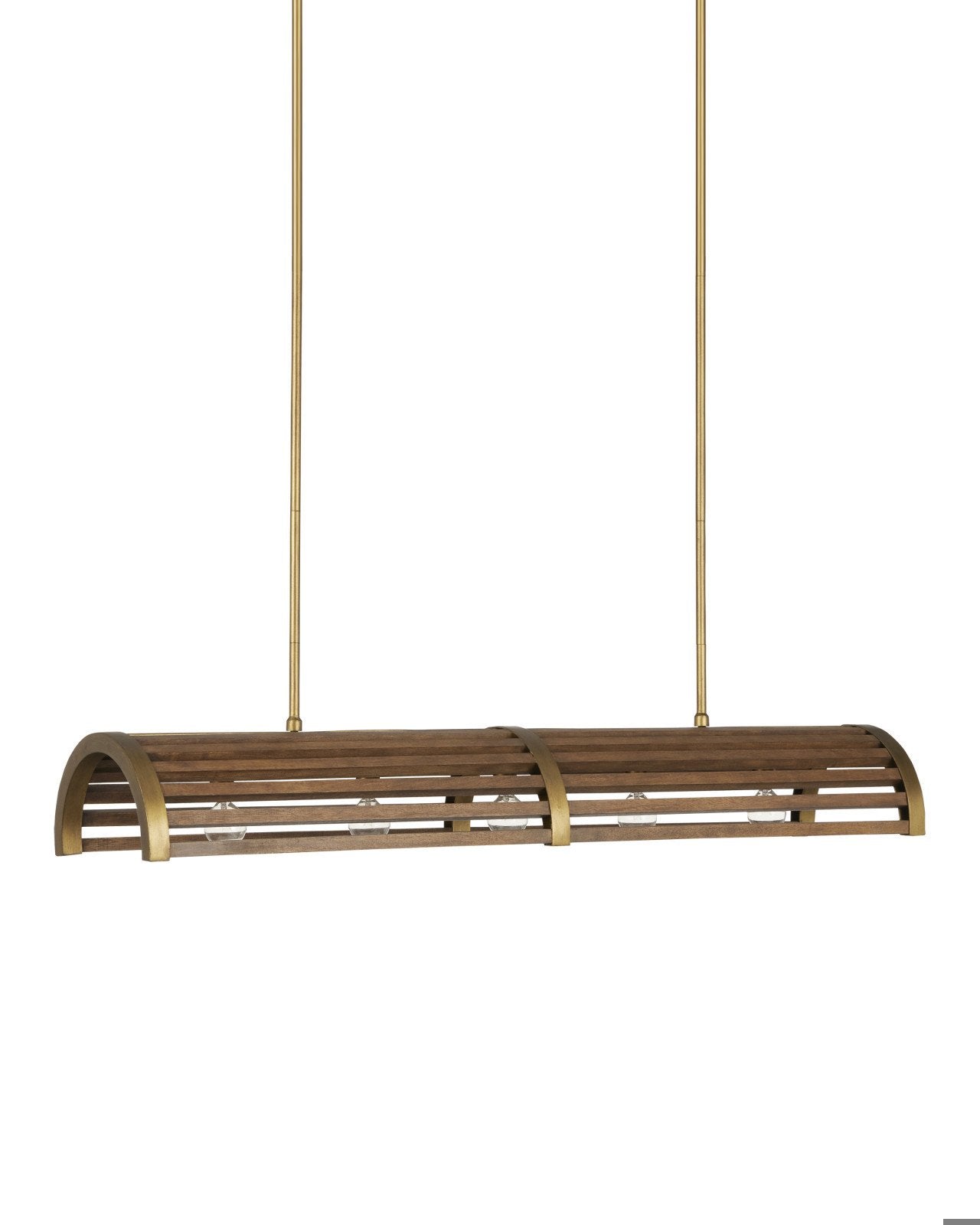 Woodbine Chestnut Rectangular Chandelier