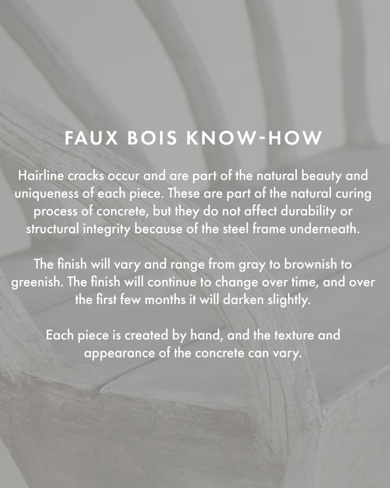 Faux Bois Cocktail Table