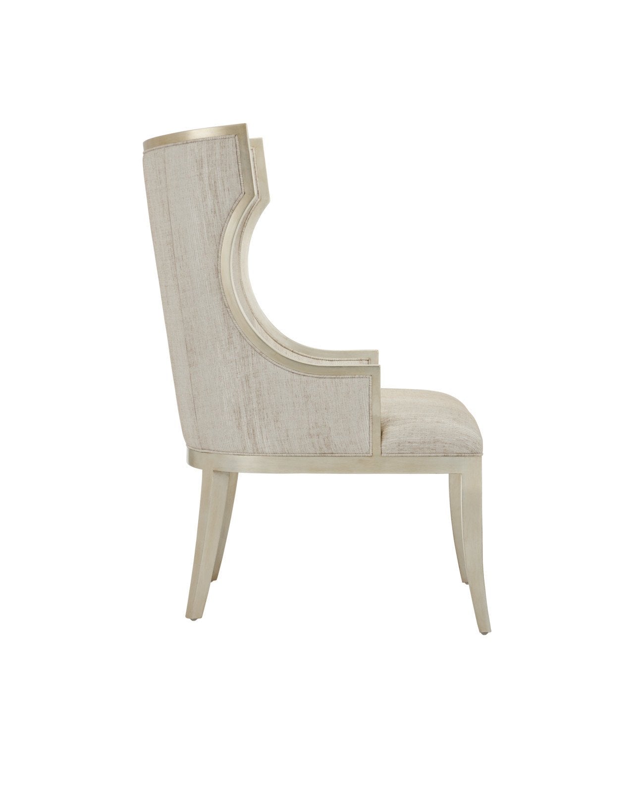 Garson Silver Armchair, Fresh Files Linen