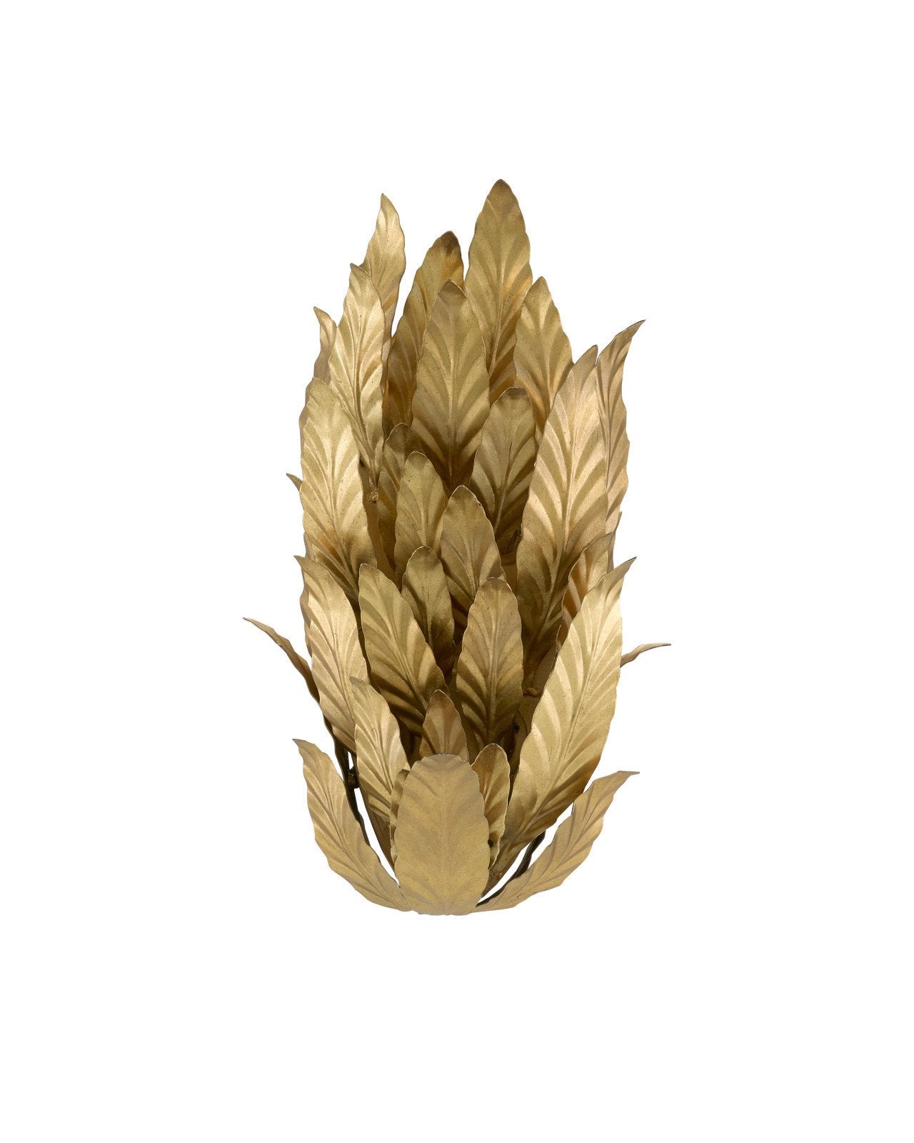 Apollo Gold Leaf Wall Sconce