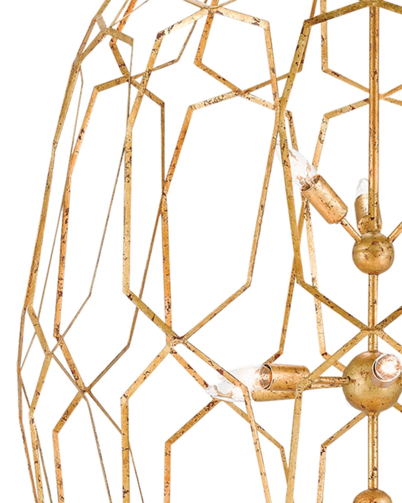Albertine Gold Chandelier
