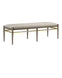 Visby Light Pepper Bench, Calcutta Linen