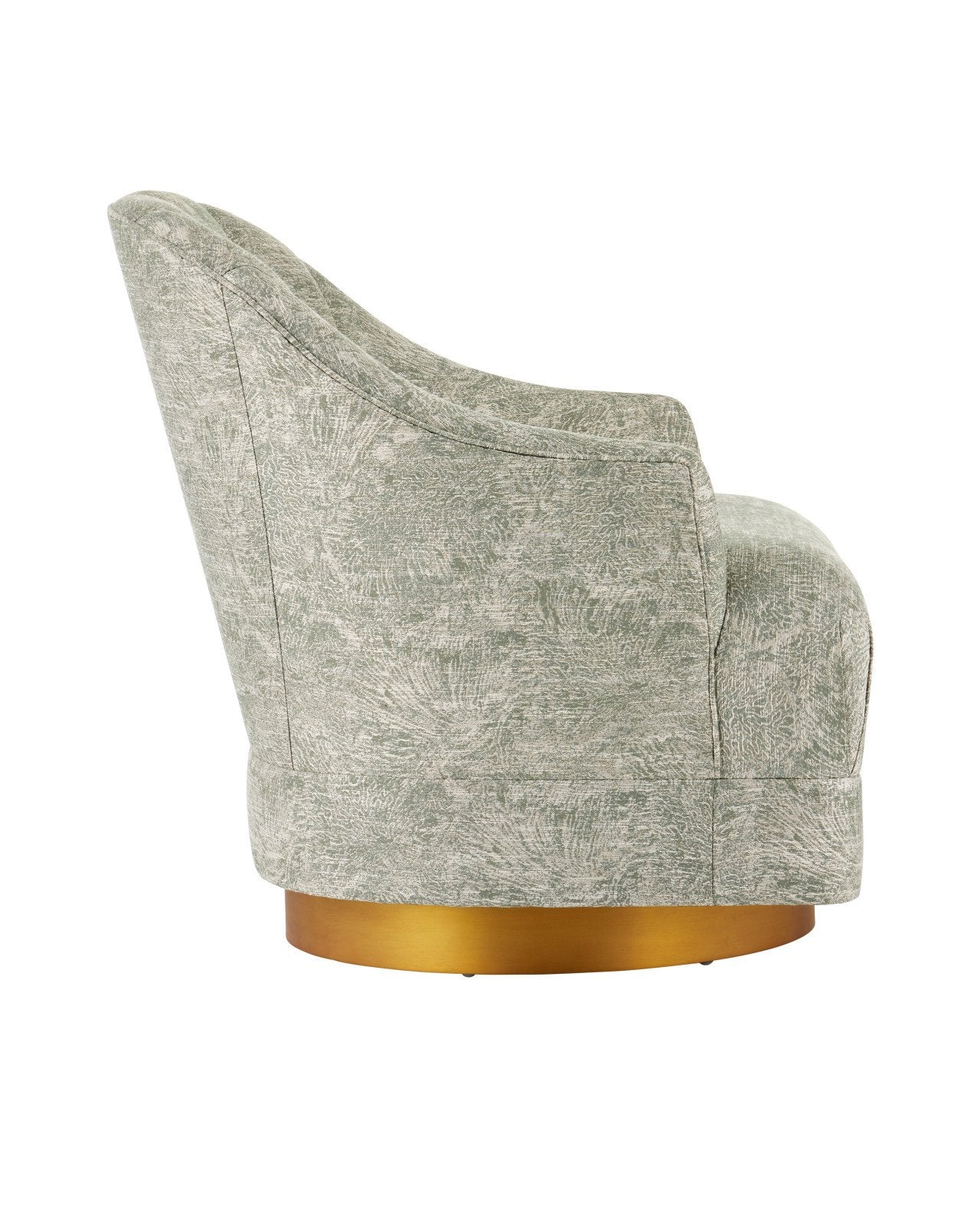 Inga Swivel Chair, Cindaria Celadon