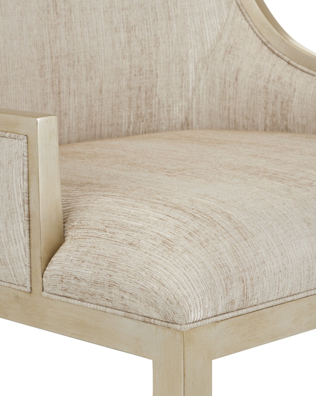 Garson Silver Armchair, Fresh Files Linen