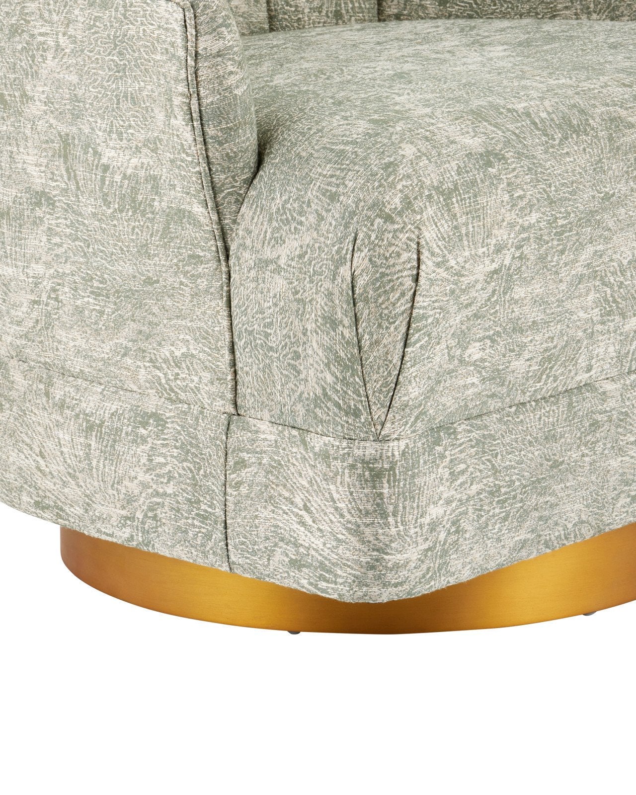Inga Swivel Chair, Cindaria Celadon
