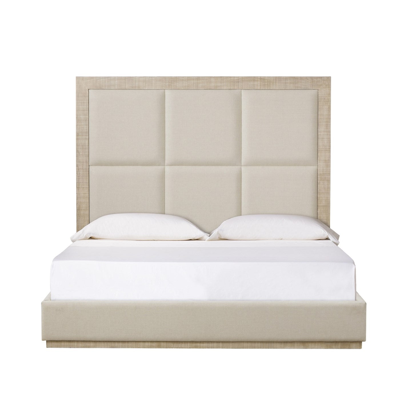 Maison 55 RAFFLES BED - 6 PANELS - US KING IN NORMAN IVORY