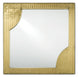 Morneau Brass Square Mirror