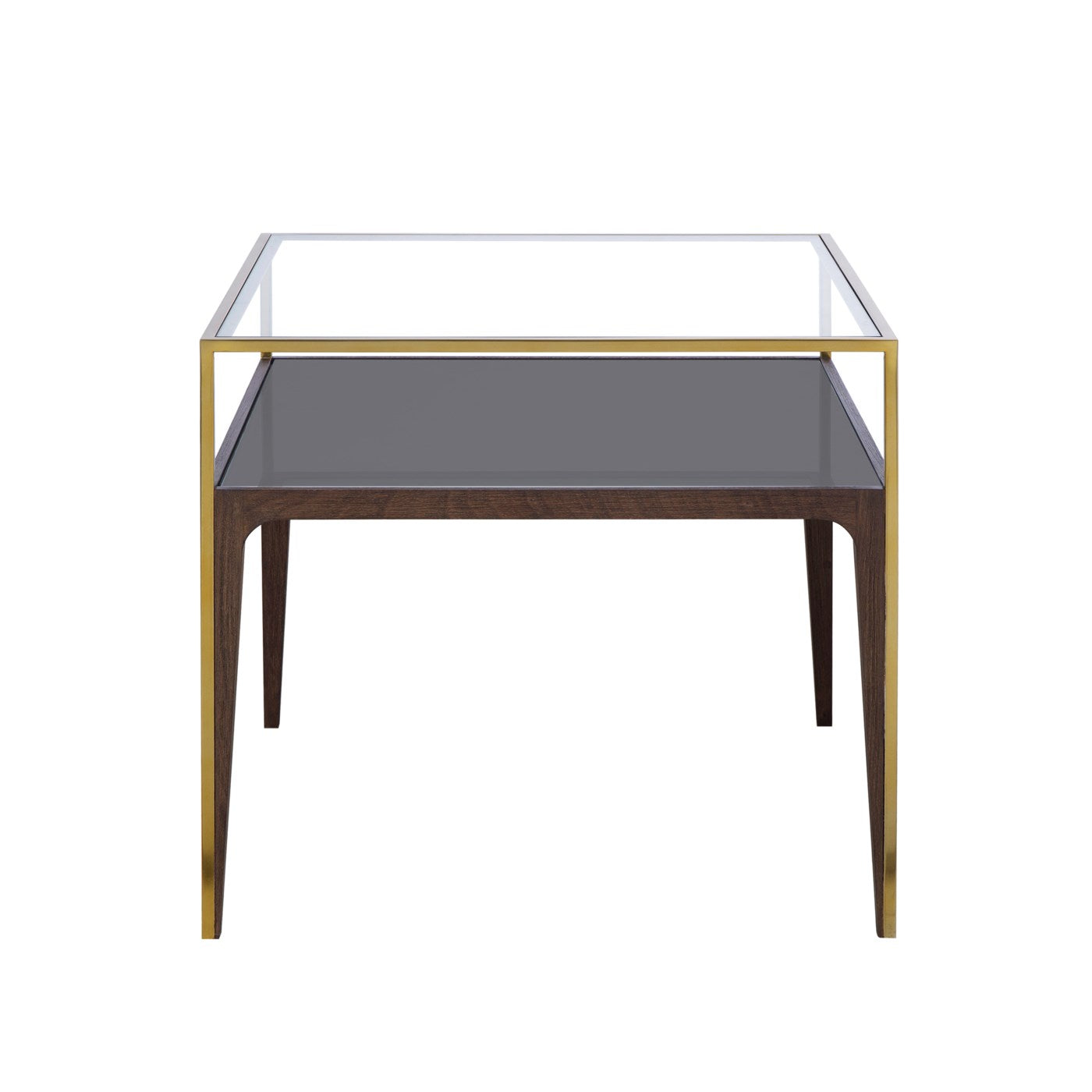 Boyd SILHOUETTE SIDE TABLE - SMOKED GLASS