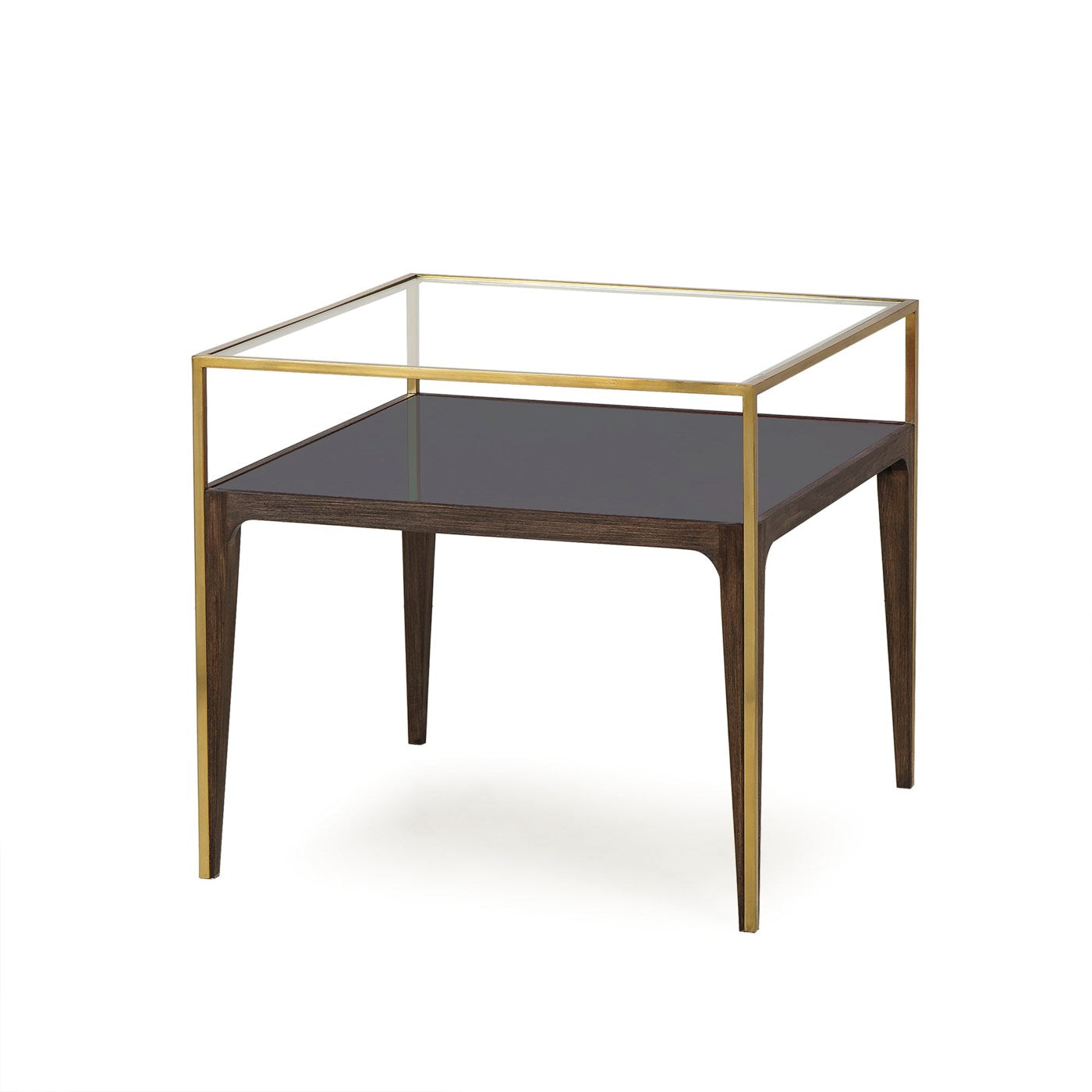 Boyd SILHOUETTE SIDE TABLE - SMOKED GLASS