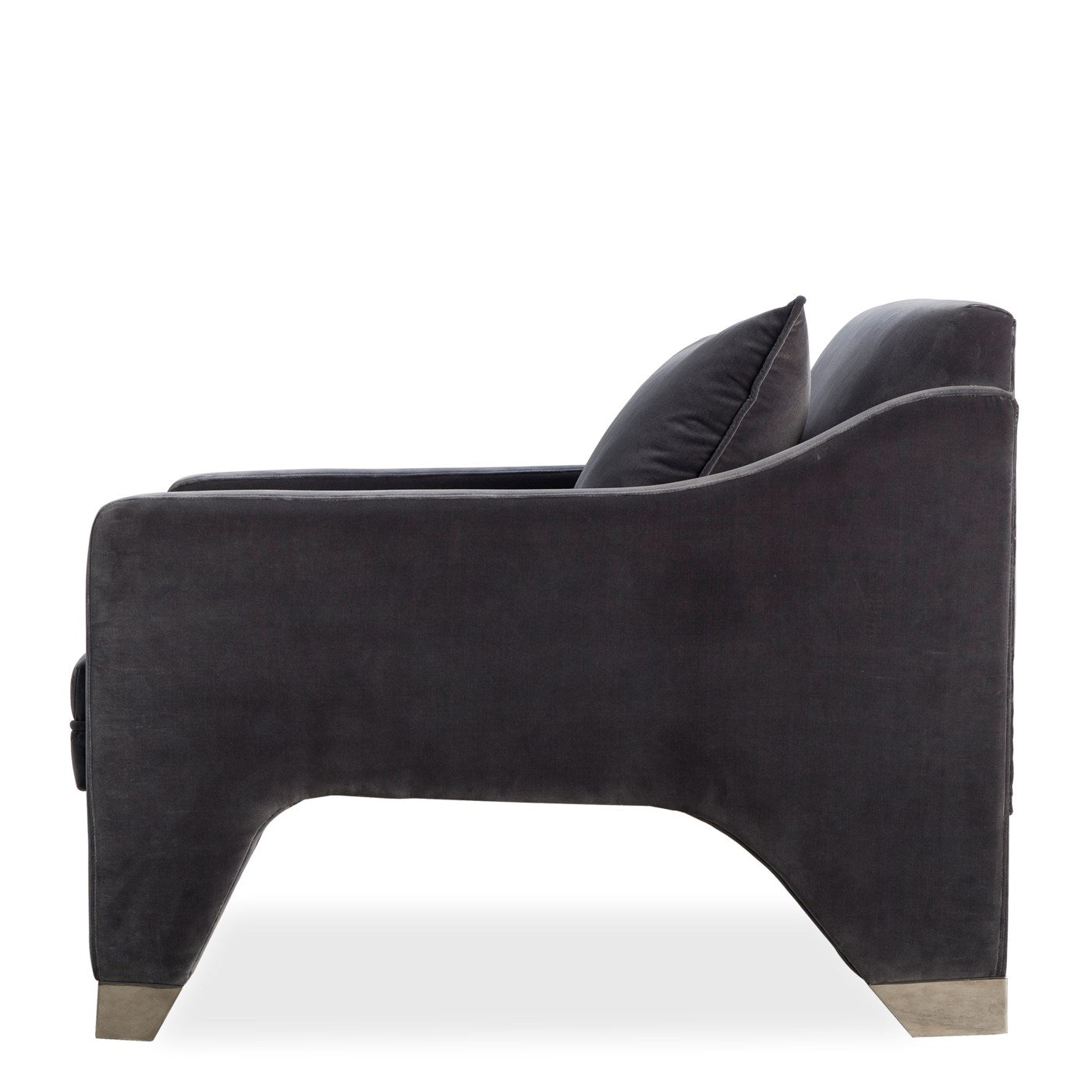 Kelly Hoppen LYNDON OCCASIONAL CHAIR - VADIT DARK GREY