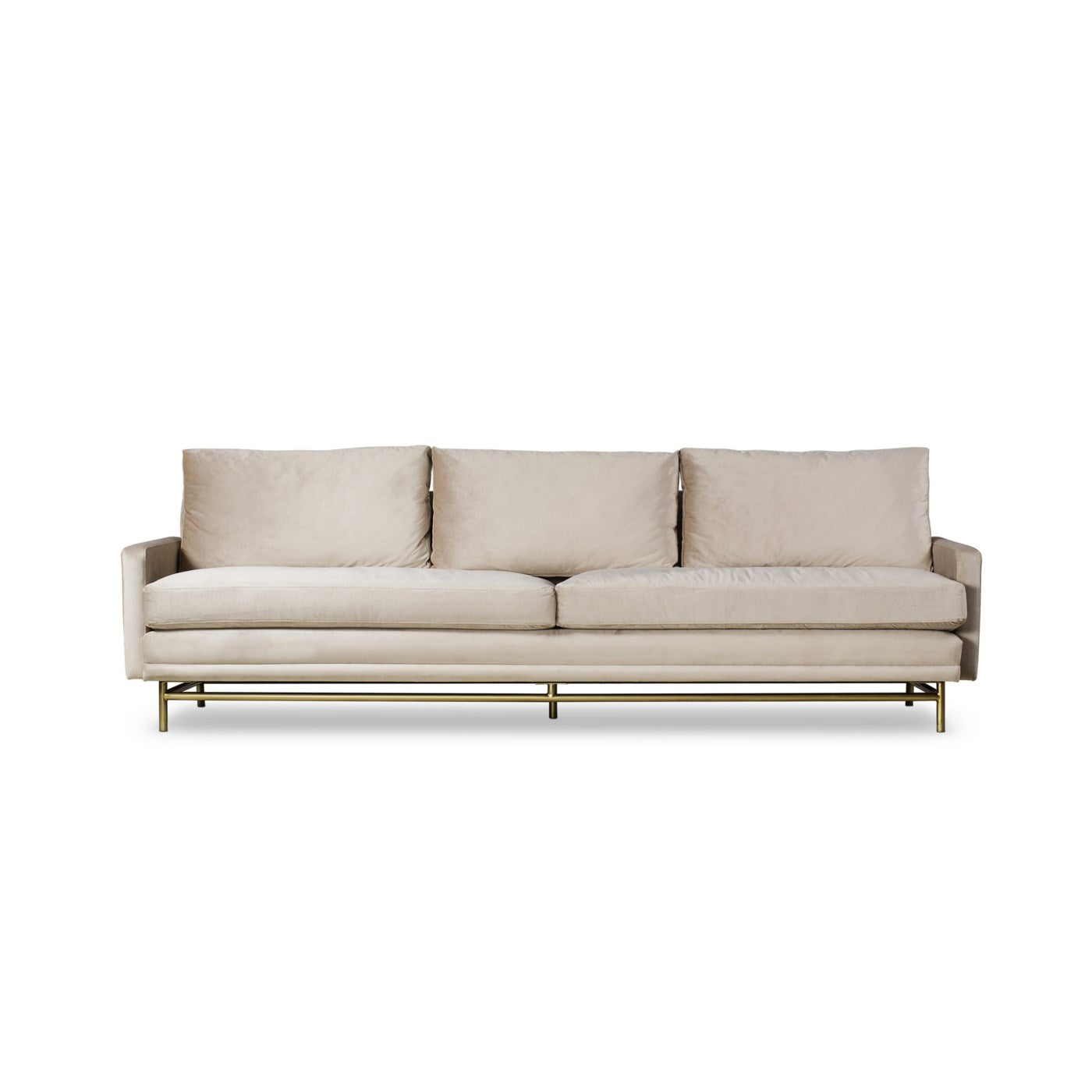 Andrew Martin JASPER LARGE SOFA - HARRY VELVET NATURAL