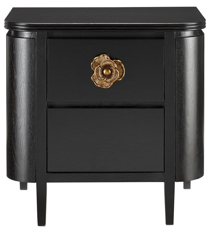 Briallen Black Nightstand