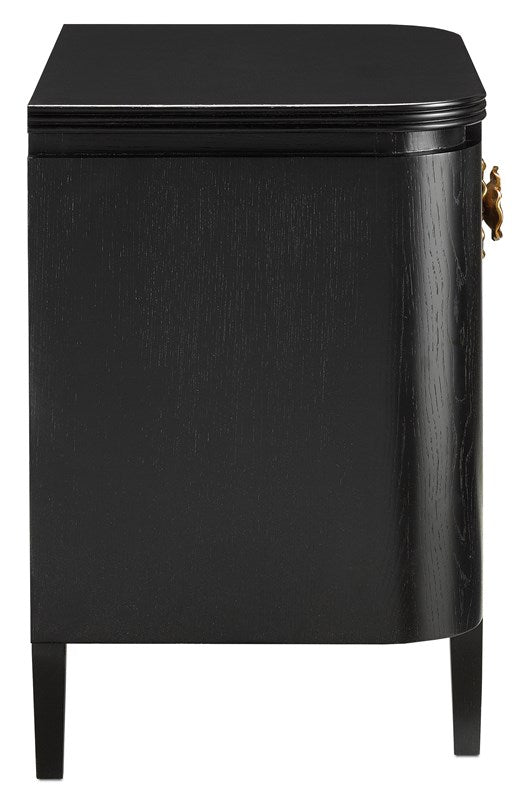 Briallen Black Nightstand