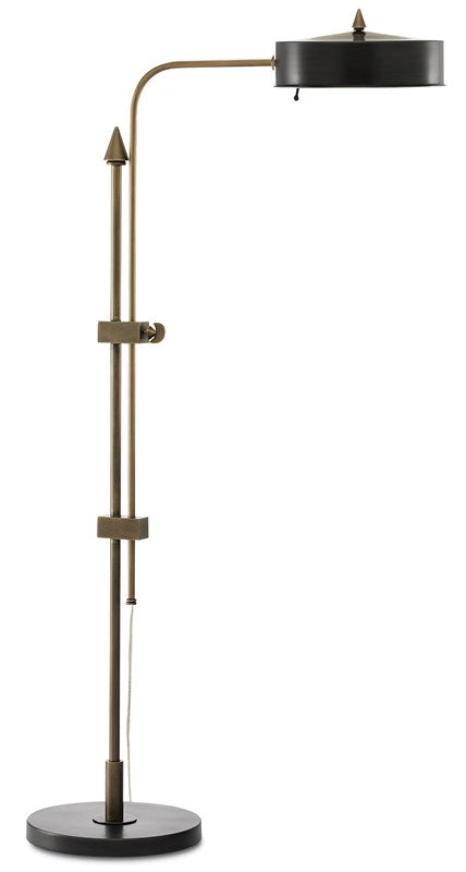 Abram Brass Floor Lamp