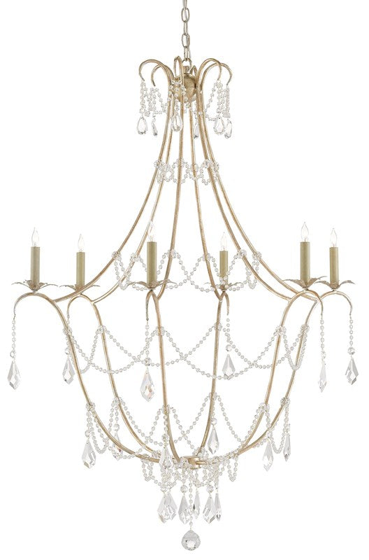 Elizabeth Silver Chandelier